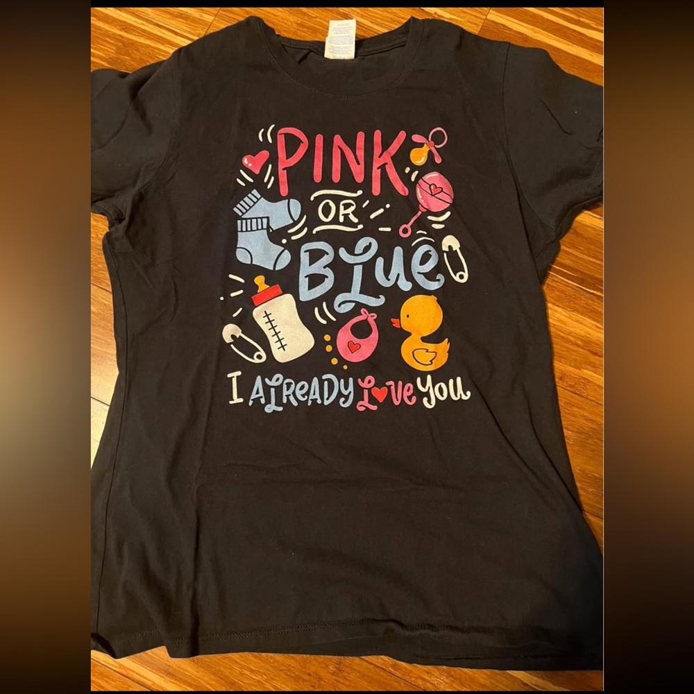 Black Gender Reveal T-Shirt